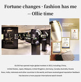OLEVS 5641 Ladies Watch Fashion Luxury Original  Square Quartz Watch Waterproof Luminous Automatic Date Watches For Woman Gifts