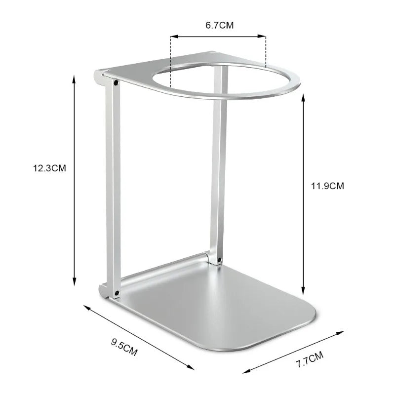 Foldable Drip Stand, Aluminum Alloy Holder for Portable Wireless Electric Espresso Coffee Machine Accessories