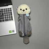 1Pcs Creative Sea Otter Plush Doll Pencil Case Ins High-attractive Pen Holder Cute Pencil Pouch Bag School Supplies Stationery