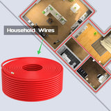 US Stock 10AWG Solar Extension Cable 100m 50m 6mm2 IP67 Waterproof Solar Power Cable Red Black For PV Panel Connection Home Boat