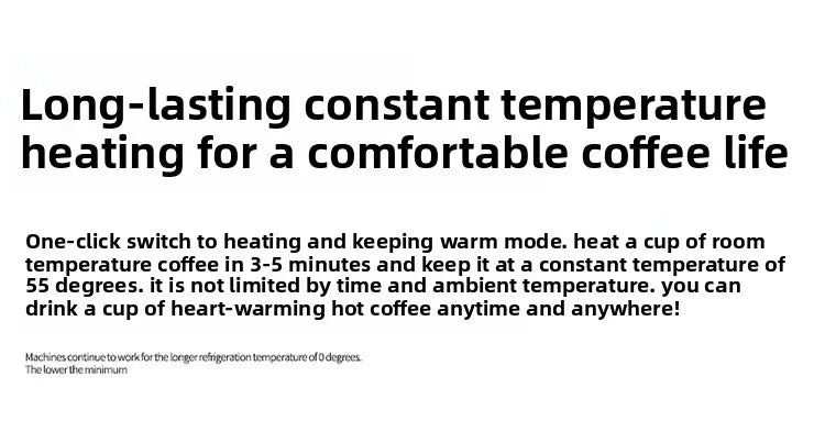 Coffee Cup Cold Brew Coffee Cup Car Hot and Cold Cup Coffee Rapid Cooling