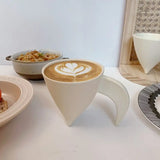 Simple Ceramic Coffee Cup Delicate Latte Art Coffee Mug English Afternoon Tea Tea Set Breakfast Milk Oatmeal Mug