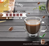 150/250/350/450ml Heat Resistant Double Wall Coffee Cup Transparent Glass Whiskey Tea Milk Cups Cold Beverage Wine Mug Drinkware