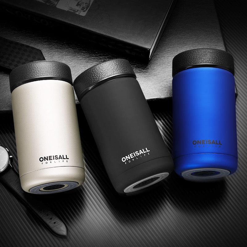 New Vacuum Flasks Fashion Tea Bottle Flask Water 400ml Stainless Steel Thermoses Coffee Cup Travel Mug Camping Sports Bottle