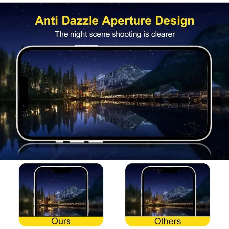 1PC Camera Len Tempered Glass For iPhone 13  For iPhone 13 14 15 16  17 Pro Max Plus Len Screen Protectors Glass Film
