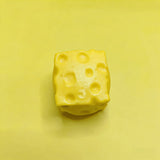 Soft Cheese Cube Squishy Toy - Simulation Squeeze Stress Relief Sensory Fidget Toy for Adults Focus Training Anxiety Relief Gift