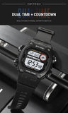 SKMEI 2126 Digital Countdown Sports Watches for Men LED Display Waterproof Stopwatch Mens Wristwatch Alarm Clock montre homme