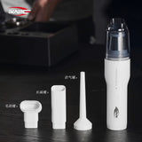IKAPE Cordless High Power Handheld Mini Vacuum Cleaner For Coffee Grounds Rechargeable Portable Coffee Bar Cleaning Accessories