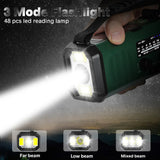 Hot 20000mAh AM/FM/NOAA Radio Solar Hand Crank Generator Radio Portable Radio de emergencia LED Flashlight SOS Alarm Power Bank