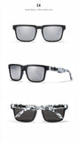 KDEAM New Arrivals Fashion Square Polarized Sunglasses For Men And Women Fishing Sun Glasses Colorful Lens With Hard Case