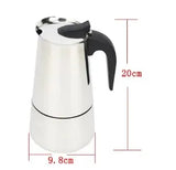 4/6/9 Cups Moka Pot Caffe Machine Espresso Cups Coffee Makers Latte Percolator Stove Top Moka Coffee Maker