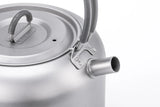 Keith Titanium Kettle 1.5L Camping Picnic Cookware Titanium Teapot Ultralight Outdoor Camping Coffee Pot With String BagTi3907