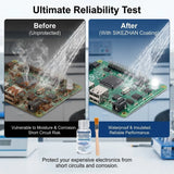 Waterproof Silicone Conformal Coating PCB Protection Lacquer Anti-corrosion Insulation Varnish with Brush for Electronic Repair