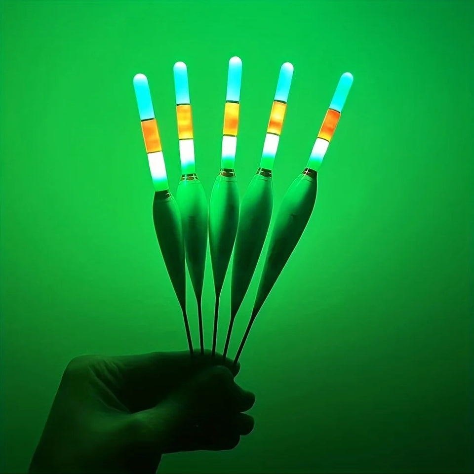 2pcs Night Fishing Electronic Float Large Buoyancy Buoy Led Luminous Cr425 Summer Luminous Fishing Gear Fishing Gear 2024 New