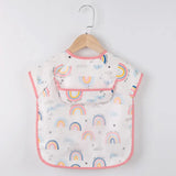 Baby Apron Bibs Toddler Long Sleeve Scarf Waterproof Art Smock Feeding Bib Infant Boys Girls Kid Burp Cloth Bandana New Arrivals