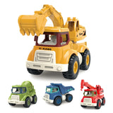 Excavator Toys for Boys Kids Construction Trucks Stable Construction Vehicle Toys Funny Engineering Truck Toy for Children Play