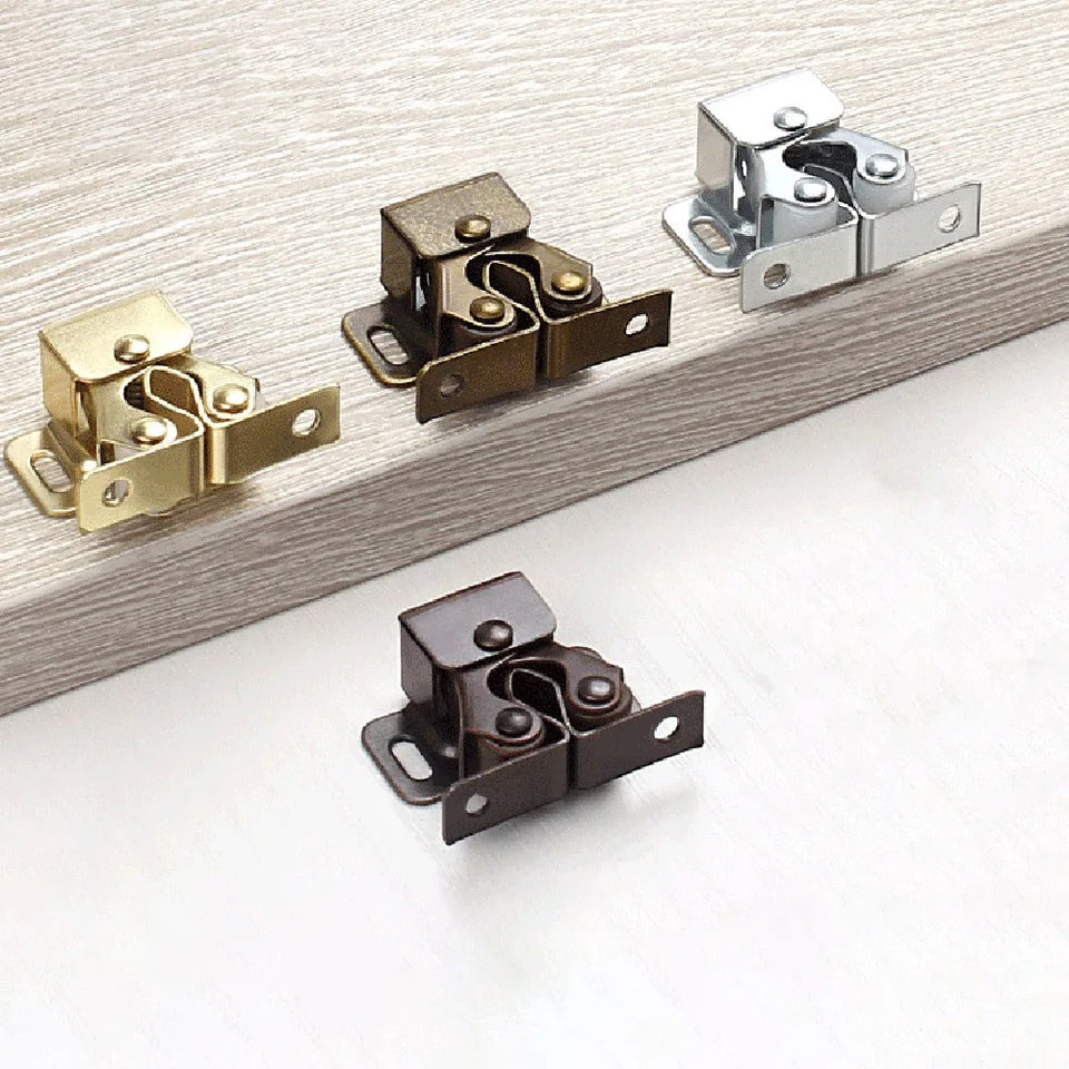Door Close Latch Stainless Steel For Motorhomes Caravans Boats Double Roller Catch Cupboard Cabinet Door Close Latch
