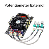 T3002P upgraded version 300WX2 Bluetooth digital amplifier board module with high and low frequency adjustment, imported TPA3255