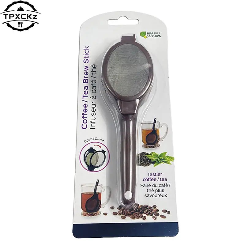 Coffee Capsule Powder Filter Spoon Tea Infuser Reusable Loose Leaf Strainer Bag