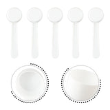 50/100pc 5g White Plastic Measuring Spoon Gram Scoop Food Baking Medicine Powder Milk  Coffee Tea Multifunctional Spoons