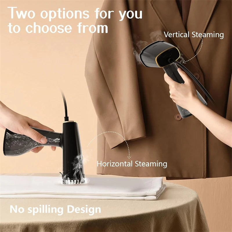 Handheld Garment Steamer Electric Household Steam Iron for clothes Portable Quick Heat Ironing Steam Machine for Home travel