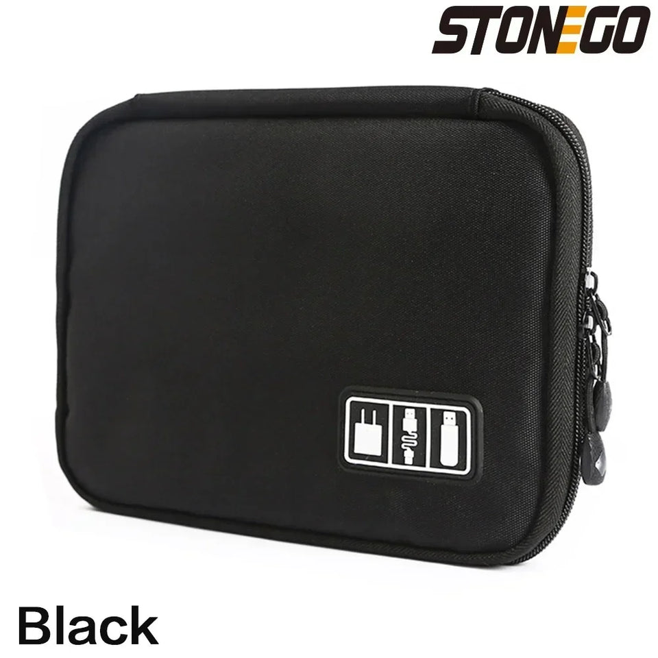 USB Charger Storage Bag Gadget Cable Organizer Storage Bag Waterproof Data Line Travel Suitcase Portable Electronic Organizer