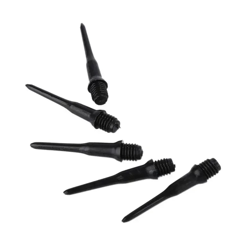100PCS Durable Soft Tip Points Needle Replacement Set For Electronic Dart Black Wear-resistant Durable Soft Plastic Black Tips