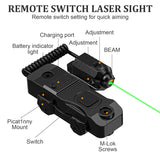 7004 charging mode, equipped with a green laser sight with mouse tail aiming assist function