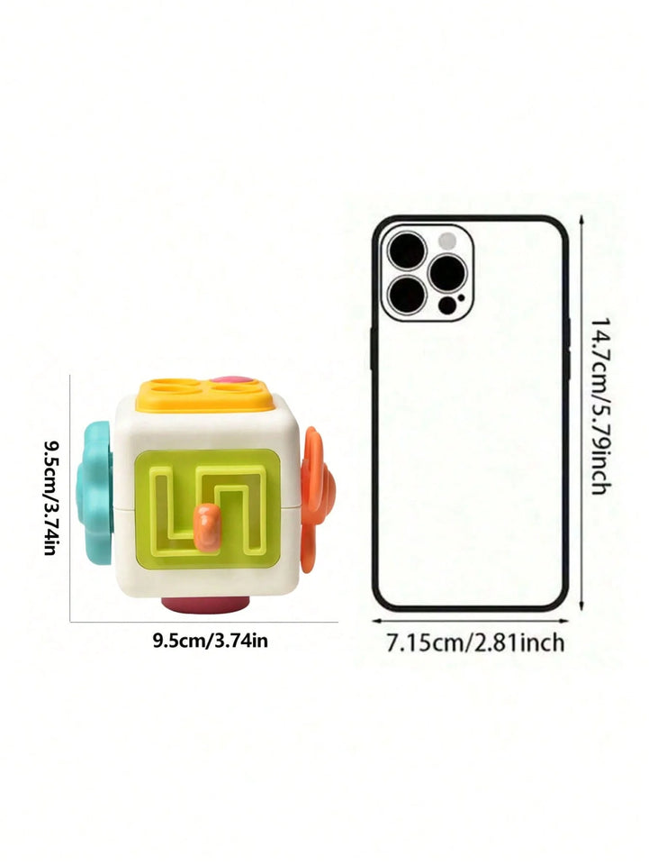 6 in 1 Montessori Educational Toys Sensory Busy Board Baby Practice Skills Cube Fidget Educational Toys for Girl Boy gift