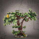 New 241PCS Scenes European Medieval Street View Middle Earth Lord Oak Tree Model Moc Diy Creative Ideas Kids Toys Custom Puzzles