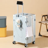 Large Capacity Suitcase 28" 32" Thickened Luggage USB Phone Stand Aluminum Frame Password Trolley Case Travel Wheeled Suitcases