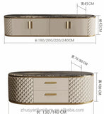 Modern Simple Living Room Furniture Set  MDF Upholsteried with Pu Leather  Tv Cabinets Designs Furniture