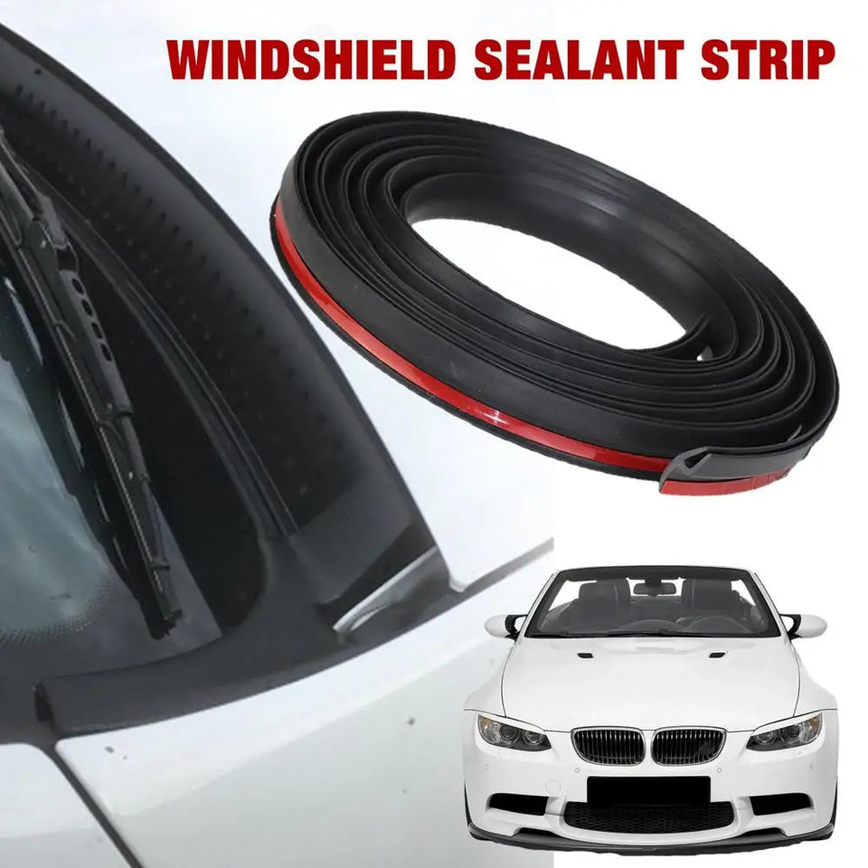 Car Seals Edge Sealing Strips Rubber Auto Roof Windshield Car Sealant Protector Strip Window Seals Noise Insulation Soundproof