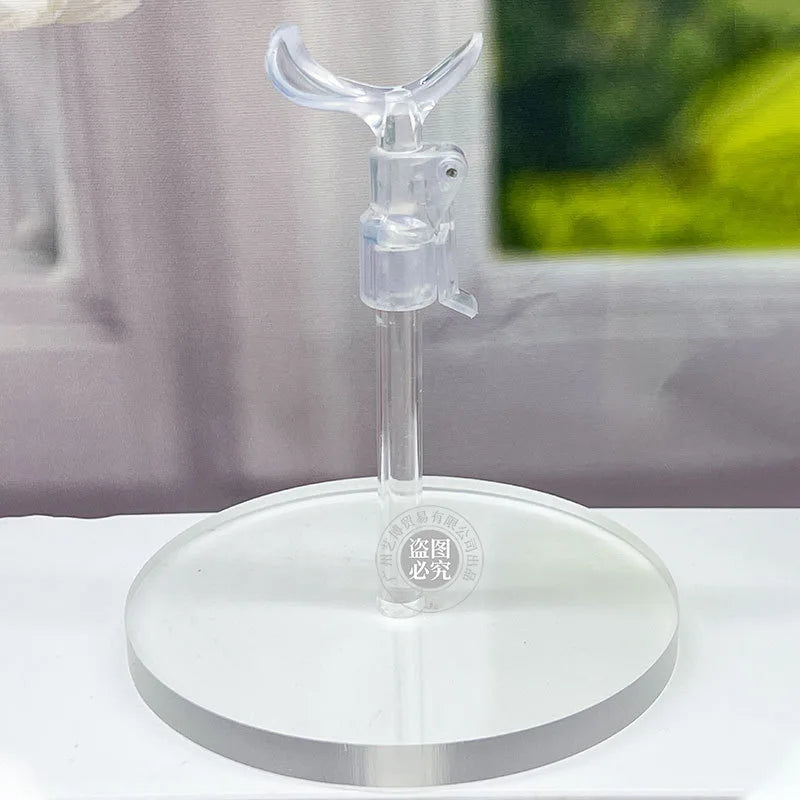 1/6 BJD Doll Toy Accessories Transparent Rotating Stand 1/8 Acrylic Support Standing Base Stand Doll Supplies Accessories
