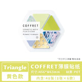 Japan Kingjim COFFRET Beauty Collection Label Sticker Colorful Translucent Creative Pattern Advanced Decoration Collage Bookmark