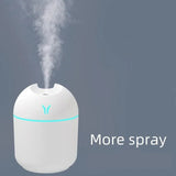 Portable Essential Oil Diffuser & Humidifier – 250ml USB-Powered Mute Mist Maker with Color-Changing Night Light (BPA-Free)