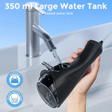 Sejoy Electric Oral Irrigator Water Dental Flosser Pick for Teeth Cordless 350ML Water Tank,6 Cleaning Modes, IPX7 for Home