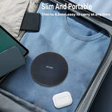 Fast Wireless Charger Pad Stand for iPhone 16 15 14 Samsung Xiaomi Earphone Phone Chargers Induction Wireless Charging Station
