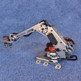 New 6 Dof Robotic Arm Manipulator Industrial Robot Model with MG996R Servos for Arduino Robot Arm DIY Kit Suction Cup STEM Toys