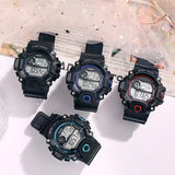 Electronic watch, stylish and simple outdoor large dial, multi-functional sports electronic watch