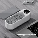 Ultrasonic Jewelry Cleaner Machine Multifunctional Glasses Cleaner Portable Cleaning Machine USB Rechargeable for Ring Necklaces