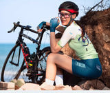 Lameda Bib Pants Shorts Women Cycling Seamless Breathable Cycling Bibs With Comfortable Pad Women's Cycling Shorts