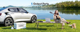 Gaiaray Portable Power Station 100W 24000mAh LiFePO4 Charging Energy Station Solar Generator AC 220V Power Bank for Camping