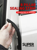 Car Door Seal Strip Rubber Car Door Side Sealing Weatherstrip For Car Waterproof Noise Insulation Sealant Auto Protection