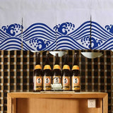 Japanese Style Ocean Wave Horizontal Curtain Sushi Restaurant Noren Curtain Restaurant Kitchen Curtain Bar Home Decoration