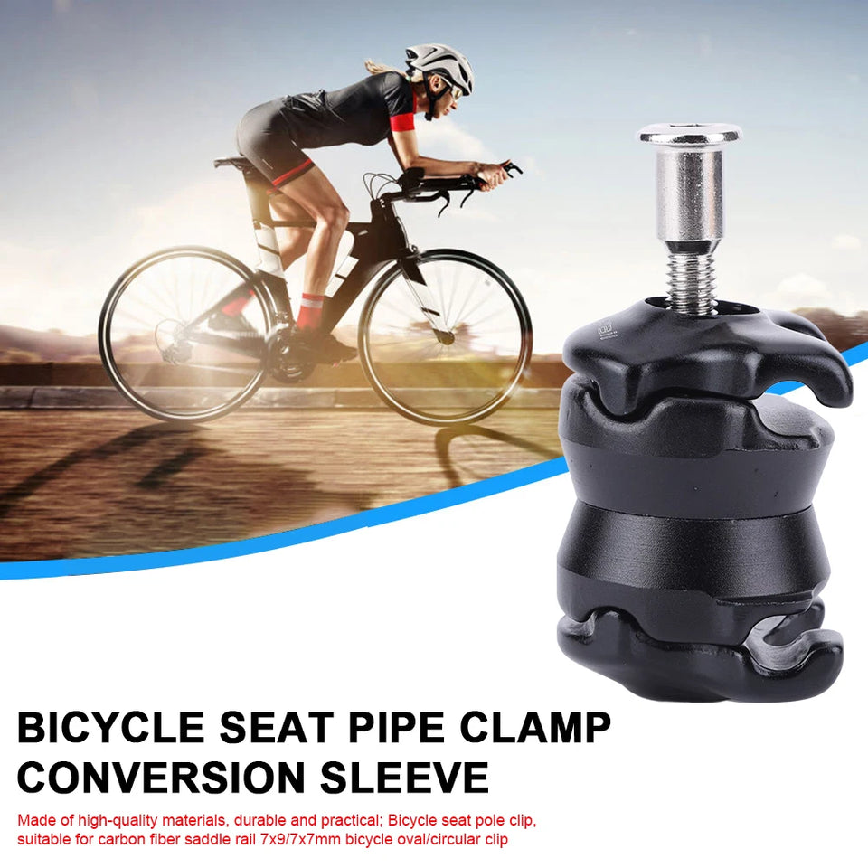 Bike Seatpost Clamp Carbon Rail Cushion Seatpost Clips Bicycle Seatpost Clamp for Oval/Round Clips