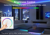 LED Light Strip Wallmount Glass Pannel Touch EU AU Controller Dimmer CCT RGB 12V 24V 6A/CH Home Commercial 0-100% Smooth Dimming