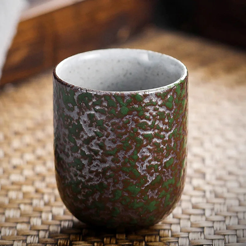 New Vintage Ceramics Cups Japanese Stoneware Porcelain 130ml Tea Mug Healthy Lifestyle Kung Fu Tea Sake Coffee Cups Drinkware