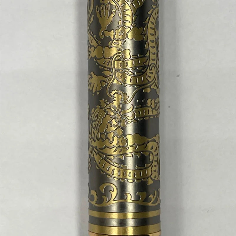 Lemon M2S China Four Great Beasts Acrylic Piston Fountain Pen Blade Long Knife Nib Hand-Polished Writing Luxury Stationery Gift