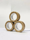3Pcs Magnetic Rings Fidget Toy Set Adult Fidget Magnets Spinner Rings Fidget Pack Great Gift for Adults Teens Kids